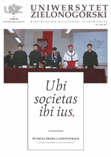 Uniwersytet Zielonog&oacute;rski, 2014, nr 7/8 (październik-listopad)