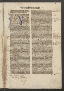 Biblia cum postillis Nicolai de Lyra et expositionibus Guillelmi Britonis in omnes prologos s. Hieronymi et additionibus Pauli Burgensis replicisque Matthiae Doering. T. 1