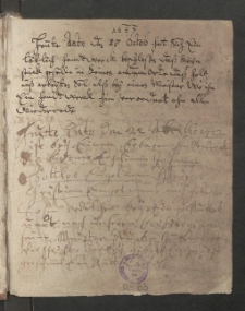 Böttcher. Protokollbuch von 1633-1749