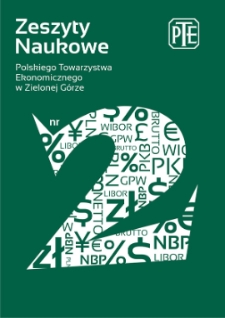 Zeszyty Naukowe Polskiego Towarzystwa Ekonomicznego w Zielonej Górze, nr 2