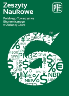 Zeszyty Naukowe Polskiego Towarzystwa Ekonomicznego w Zielonej Górze, nr 6