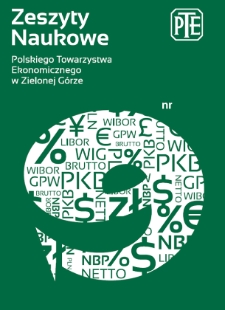 Zeszyty Naukowe Polskiego Towarzystwa Ekonomicznego w Zielonej Górze, nr 9