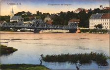 Krosno Odrzańskie / Crossen a. O.; Oderpartie mit der Bergseite