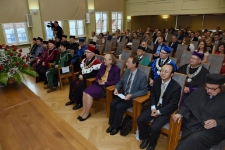 Uroczystość wręczenia tytułu doktora honoris causa Uniwersytetu Zielonogórskiego profersorowi Ericowi Rogersowi (fot. 2)