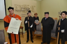 Uroczystość wręczenia tytułu doktora honoris causa Uniwersytetu Zielonog&oacute;rskiego profersorowi Ericowi Rogersowi (fot. 10)