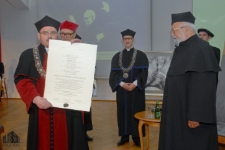 Uroczystość wręczenia tytułu doktora honoris causa Uniwersytetu Zielonog&oacute;rskiego Krzysztofowi Pendereckiemu (fot. 60)