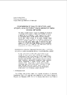 Comparison of quality of UTC(PL) and UTC(NPL) scales prediction by means of GMDH Neural Network = Porównanie jakości prognozowania skal UTC(PL) i UTC(NPL) z zastosowaniem sieci neuronowej GMDH