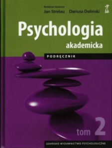 Psychologia akademicka: podręcznik. Tom 2 - spis treści