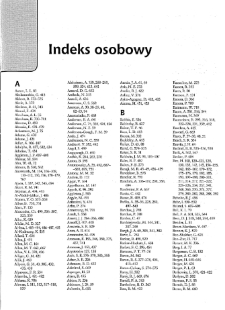 Psychologia akademicka: podręcznik. Tom 2 - indeks osobowy