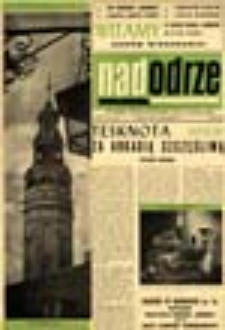 Nadodrze: pismo społeczno-kulturalne, październik 1960
