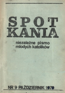 Spotkania: niezależne pismo młodych katolik&oacute;w, nr 33-34 (1987)