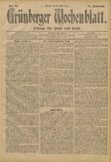 Grünberger Wochenblatt: Zeitung für Stadt und Land, No. 44. (12. April 1904)