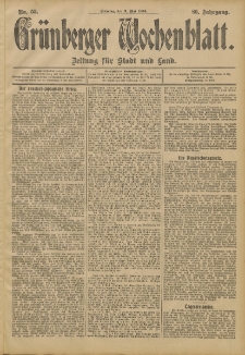 Grünberger Wochenblatt: Zeitung für Stadt und Land, No. 53. (3. Mai 1904)