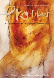 Pro Libris: Lubuskie Pismo Literacko-Kulturalne, nr 1 (2006)