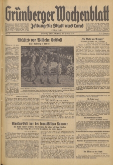 Grünberger Wochenblatt: Zeitung für Stadt und Land, No. 36. (12. Februar 1936)