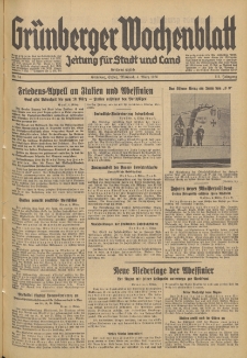 Grünberger Wochenblatt: Zeitung für Stadt und Land, No. 54. (4. März 1936)