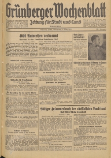 Grünberger Wochenblatt: Zeitung für Stadt und Land, No. 55. (5. März 1936)