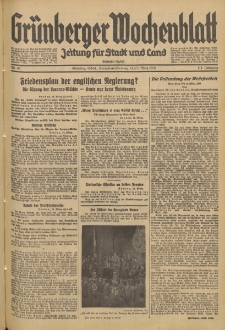 Grünberger Wochenblatt: Zeitung für Stadt und Land, No. 63. (14./15. März 1936)