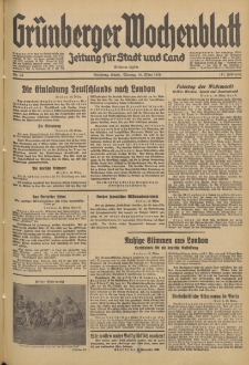 Grünberger Wochenblatt: Zeitung für Stadt und Land, No. 64. (16. März 1936)