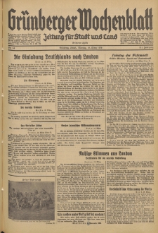 Grünberger Wochenblatt: Zeitung für Stadt und Land, No. 64. (16. März 1936)
