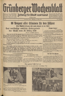 Grünberger Wochenblatt: Zeitung für Stadt und Land, No. 76. (30. März 1936)