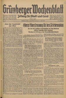 Grünberger Wochenblatt: Zeitung für Stadt und Land, No. 81. (4./5. April 1936)