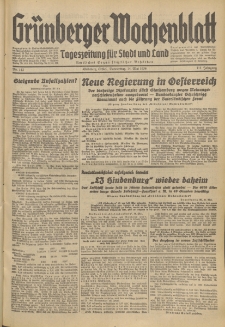 Grünberger Wochenblatt: Tageszeitung für Stadt und Land, No. 112. (14. Mai 1936)