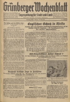 Grünberger Wochenblatt: Tageszeitung für Stadt und Land, No. 115. (18. Mai 1936)