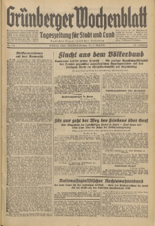Grünberger Wochenblatt: Tageszeitung für Stadt und Land, No. 114. (16./17. Mai 1936)
