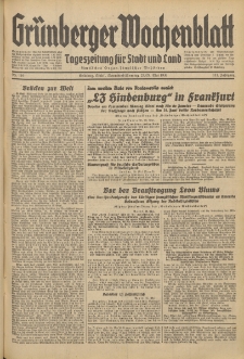 Grünberger Wochenblatt: Tageszeitung für Stadt und Land, No. 119. (23./24. Mai 1936)
