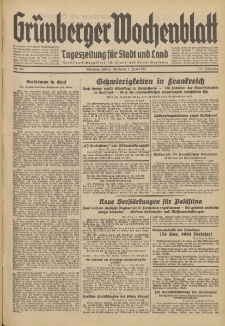 Grünberger Wochenblatt: Tageszeitung für Stadt und Land, No. 127. (3. Juni 1936)