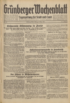 Grünberger Wochenblatt: Tageszeitung für Stadt und Land, No. 135. (12. Juni 1936)