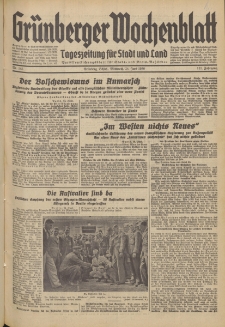 Grünberger Wochenblatt: Tageszeitung für Stadt und Land, No. 145. (24. Juni 1936)