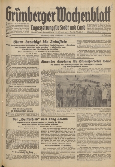 Gr&uuml;nberger Wochenblatt: Tageszeitung f&uuml;r Stadt und Land, No. 146. (25. Juni 1936)