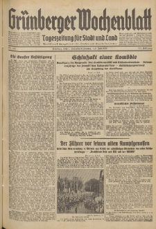 Grünberger Wochenblatt: Tageszeitung für Stadt und Land, No. 154. (4./5. Juli 1936)
