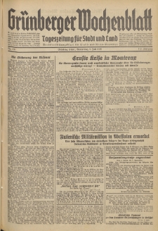 Grünberger Wochenblatt: Tageszeitung für Stadt und Land, No. 158. (9. Juli 1936)