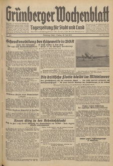 Grünberger Wochenblatt: Tageszeitung für Stadt und Land, No. 159. (10. Juli 1936)