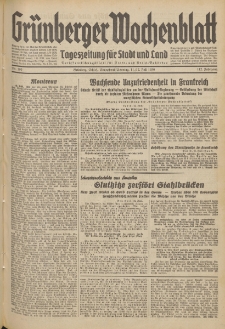 Grünberger Wochenblatt: Tageszeitung für Stadt und Land, No. 160. (11/12. Juli 1936)
