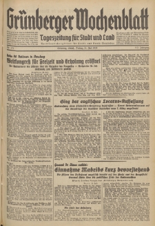 Grünberger Wochenblatt: Tageszeitung für Stadt und Land, No. 171. (24. Juli 1936)