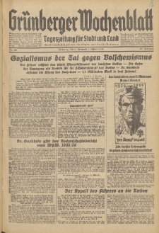 Grünberger Wochenblatt: Tageszeitung für Stadt und Land, No. 235. (7. Oktober 1936)
