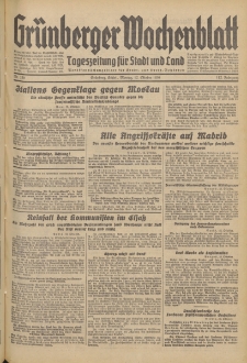 Grünberger Wochenblatt: Tageszeitung für Stadt und Land, No. 239. (12. Oktober 1936)