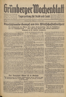 Grünberger Wochenblatt: Tageszeitung für Stadt und Land, No. 240. (13. Oktober 1936)