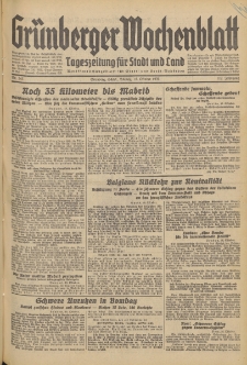 Grünberger Wochenblatt: Tageszeitung für Stadt und Land, No. 243. (16. Oktober 1936)