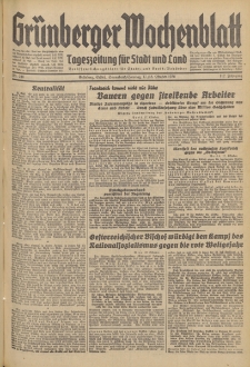 Grünberger Wochenblatt: Tageszeitung für Stadt und Land, No. 244. (17./18. Oktober 1936)