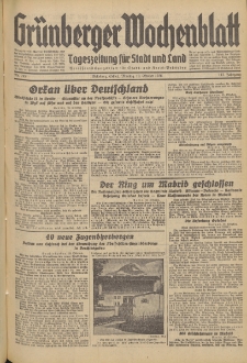 Grünberger Wochenblatt: Tageszeitung für Stadt und Land, No. 245. (19. Oktober 1936)