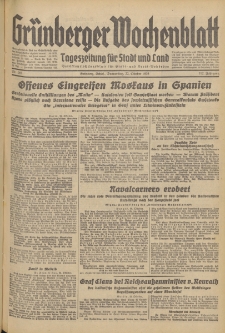 Grünberger Wochenblatt: Tageszeitung für Stadt und Land, No. 248. (22. Oktober 1936)