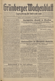 Grünberger Wochenblatt: Tageszeitung für Stadt und Land, No. 270. (17./18. November 1936)