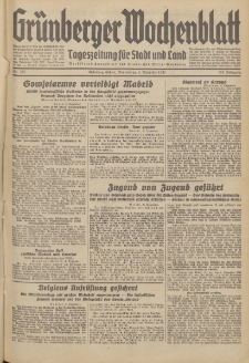 Grünberger Wochenblatt: Tageszeitung für Stadt und Land, No. 283. (3. Dezember 1936)