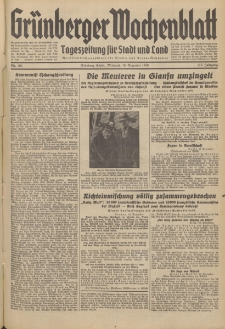 Grünberger Wochenblatt: Tageszeitung für Stadt und Land, No. 294. (16. Dezember 1936)