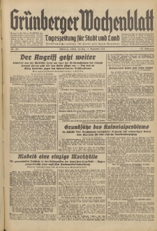 Grünberger Wochenblatt: Tageszeitung für Stadt und Land, No. 296. (18. Dezember 1936)